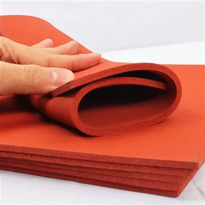 Feuille de caoutchouc de silicone souple
